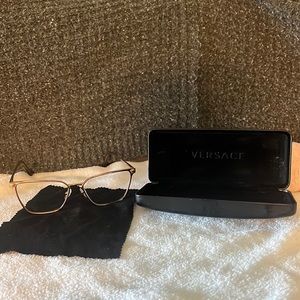 Versace non prescription glasses. Purchased new from Lens Crafters, never worn